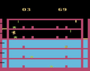 Airlock for Atari 2600 - Jumping over a torpedo.