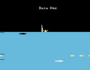 Airlock for Atari 2600 - Game over; my character sinks into the water...