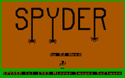 Spyder for IBM PC/Compatibles - Title screen.