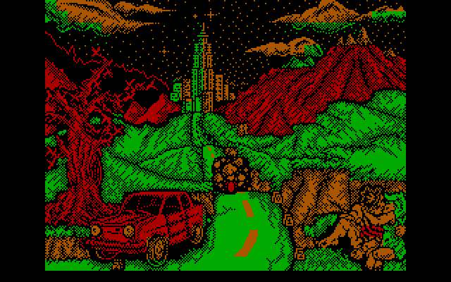 Los Inhumanos IBM PC/Compatibles Screenshot: Introduction.