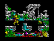 Los Inhumanos for ZX Spectrum - Watch out for that thing at the right side of the screen...
