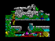 Los Inhumanos for ZX Spectrum - Game start.