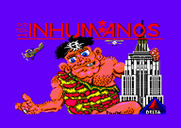Los Inhumanos for Amstrad CPC - Loading screen.