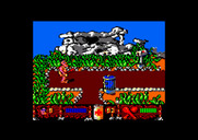 Los Inhumanos for Amstrad CPC - Game start.