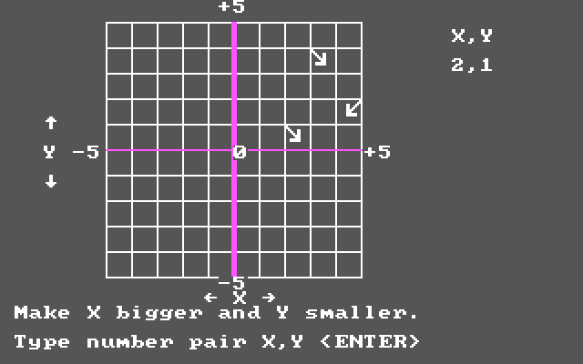 Bumble Plot IBM PC/Compatibles Screenshot: Hunting for treasure...