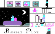 Bumble Plot for IBM PC/Compatibles - Title screen.