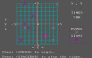 Bumble Plot for IBM PC/Compatibles - Starting the Roadblock game.