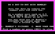 Bumble Plot for IBM PC/Compatibles - Bumbleart instructions.
