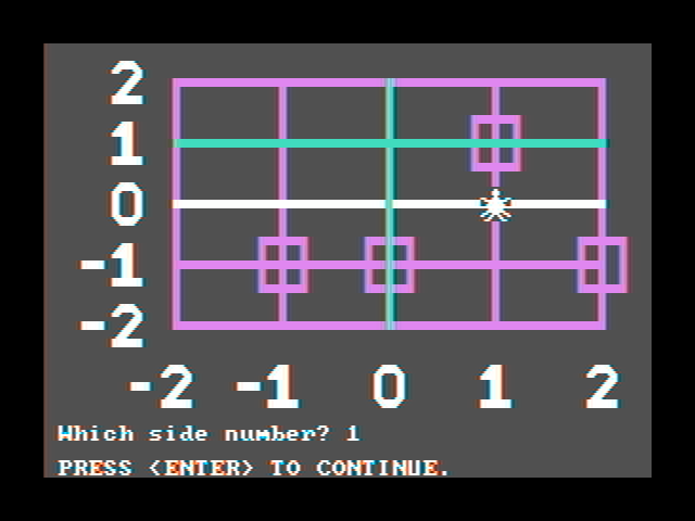 Bumble Plot IBM PC/Compatibles Screenshot: Attempting to trap a bumblebug...