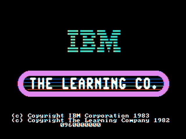 Bumble Plot IBM PC/Compatibles Screenshot: IBM logo.