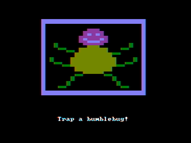 Bumble Plot IBM PC/Compatibles Screenshot: Trap a bumblebug!