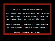 Bumble Plot for IBM PC/Compatibles - Game instructions.