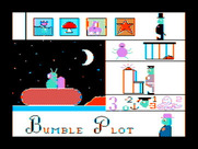 Bumble Plot for IBM PC/Compatibles - Title screen.