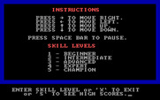 PC Man II for IBM PC/Compatibles - Instructions screen.