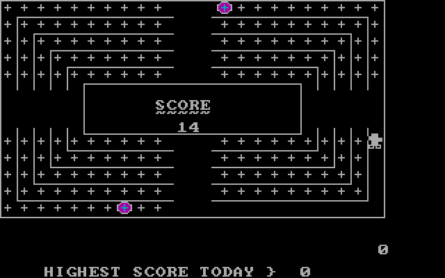 Path Man IBM PC/Compatibles Screenshot: Starting out...