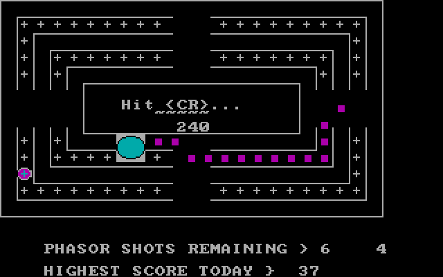 Path Man IBM PC/Compatibles Screenshot: Crash! It's game over...