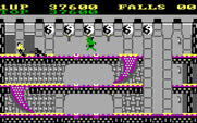 Bruce Lee for IBM PC/Compatibles - There are lots of staircases and platforms to deal with here...