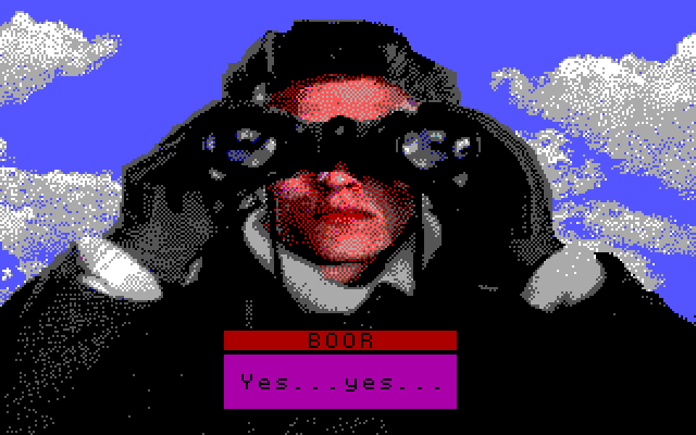 David Wolf: Secret Agent IBM PC/Compatibles Screenshot: The enemy closing in...