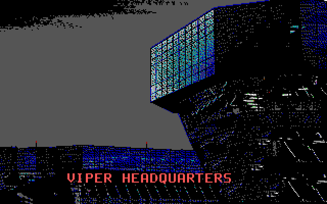 David Wolf: Secret Agent IBM PC/Compatibles Screenshot: Meanwhile, at Viper Headquarters...