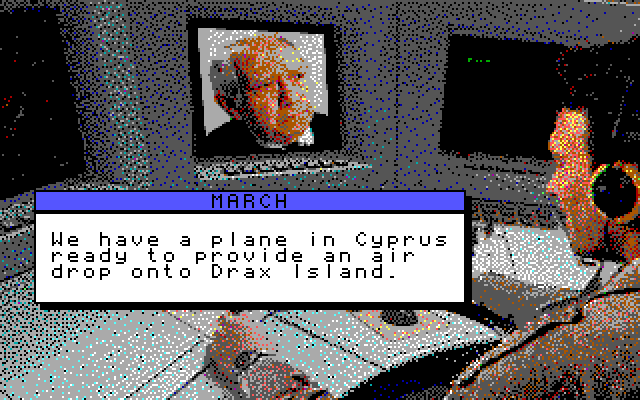 David Wolf: Secret Agent IBM PC/Compatibles Screenshot: We have a plan...