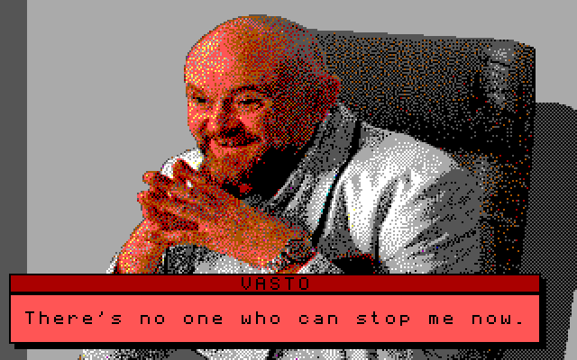 David Wolf: Secret Agent IBM PC/Compatibles Screenshot: No one? Really? Maybe someone can stop him!
