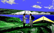 David Wolf: Secret Agent for IBM PC/Compatibles - Ready for some hanggliding?