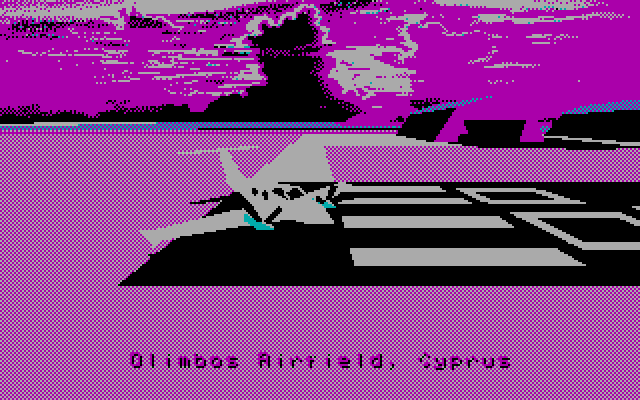 David Wolf: Secret Agent IBM PC/Compatibles Screenshot: Ready for takeoff...