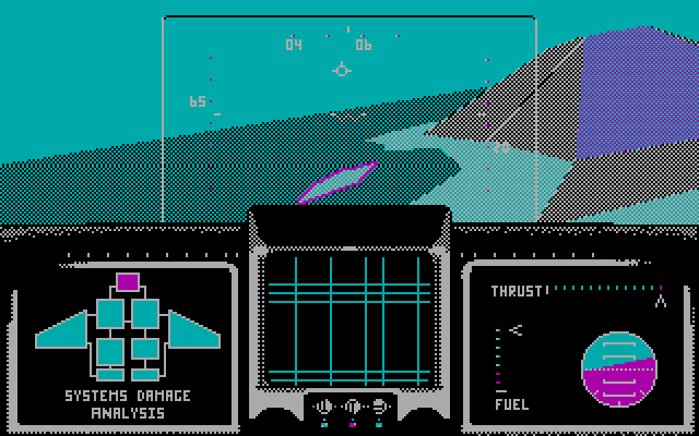 David Wolf: Secret Agent IBM PC/Compatibles Screenshot: Flying...and in danger!
