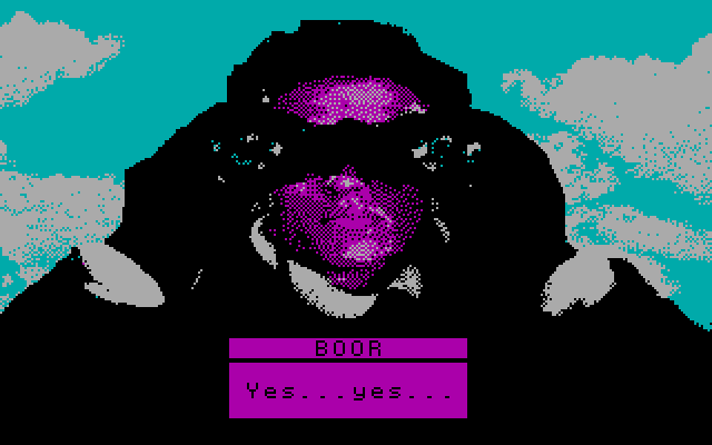 David Wolf: Secret Agent IBM PC/Compatibles Screenshot: An enemy approaches!