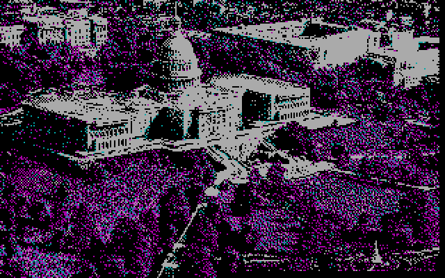 David Wolf: Secret Agent IBM PC/Compatibles Screenshot: Meanwhile, at the white house...