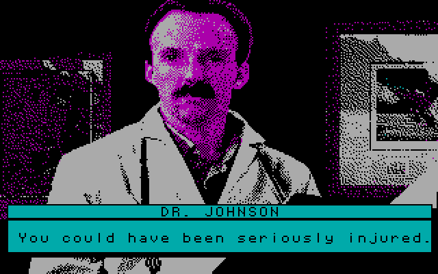 David Wolf: Secret Agent IBM PC/Compatibles Screenshot: Could have been worse...