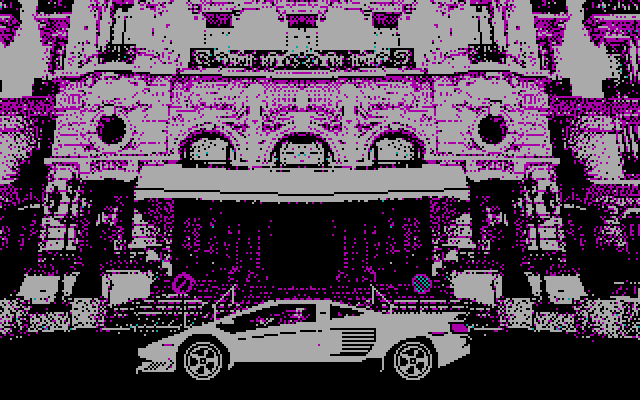 David Wolf: Secret Agent IBM PC/Compatibles Screenshot: Time to drive again...