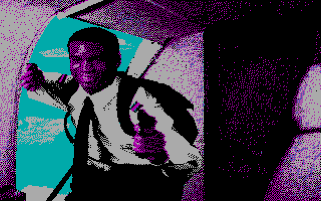 David Wolf: Secret Agent IBM PC/Compatibles Screenshot: Looks like it's time for another action sequence!