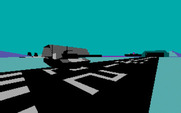 David Wolf: Secret Agent for IBM PC/Compatibles - An enemy tank tries to stop you!