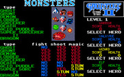 Gauntlet II for Amiga - Here's the monsters you'll encounter.