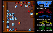 Gauntlet II for Amiga - Temporary repulsiveness causes all enemies to run away from you...