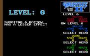 Gauntlet II for Amiga - Level 6; don't shoot the potions!