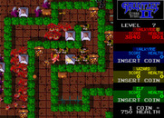 Gauntlet II for Arcade - Fighting my way through a narrow passage.