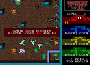 Gauntlet II for Arcade - Avoid the acid puddles...