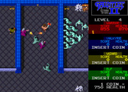 Gauntlet II for Arcade - Trapped in a corner, looking for the moving exit.
