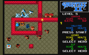Gauntlet II for Atari ST - Oh no, trapped in a room with death!