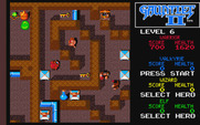 Gauntlet II for Atari ST - This level has narrow passages...