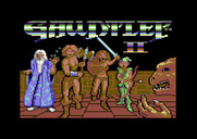 Gauntlet II for Commodore 64 - Title screen.
