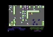 Gauntlet II for Commodore 64 - Five deaths about to attack! Run away!