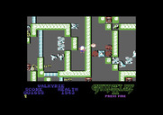 Gauntlet II for Commodore 64 - Watch out for rocks thrown over the walls by the lobbers.