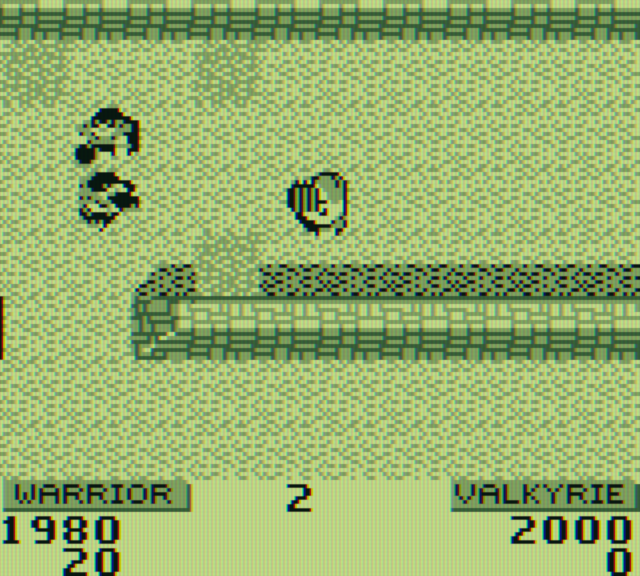 Gauntlet II Game Boy Screenshot: Here come some grunts!