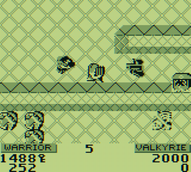 Gauntlet II Game Boy Screenshot: Death attacks!