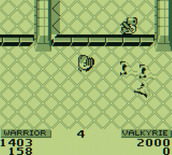 Gauntlet II for Game Boy - Lots of doors here, but which one should I open?