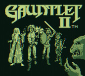 Gauntlet II for Game Boy - Title screen.