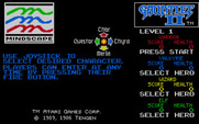 Gauntlet II for IBM PC/Compatibles - Select a character...